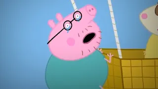 DADDY PIG FELL OFF THE BALLOON