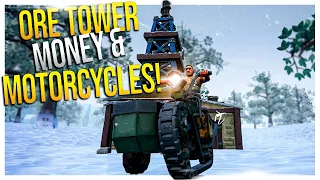 Ore Towers, Money, and MOTORCYCLES! // Hydroneer Journey to Volcalidus