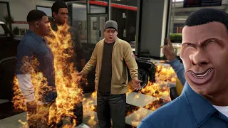 The people of Los Santos are in for trouble, In traffic at a speed of 9999999! - GTA5