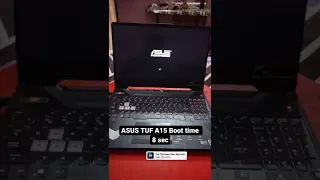 ASUS TUF A15 Boot Time
