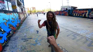 Graffiti Piece in Spain with Rasta George