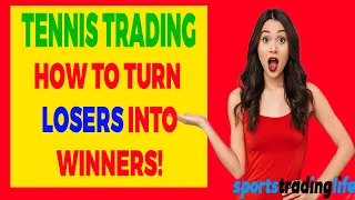 Turn LOSING Trades Into WINNING Trades In Tennis Trading [REAL LIFE DEMO]