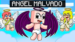 BEBÉ NOOB se CONVIRTIO en ÁNGEL MALVADO 😇😈  EN MINECRAFT TROLL