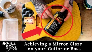 How to get a Mirror Glaze finish on your guitar - YOU can achieve this!