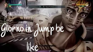 (JumpForce Giorno gameplay with anime SFX)