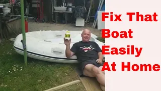 How To Repair Inflatable Boat DIY with simple tools