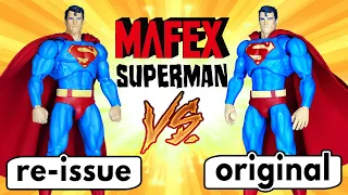 MAFEX HUSH Superman Reissue VS Original Action Figure Comparison