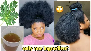 Only one ingredient and the growth of your hair will shock you