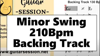 Minor Swing 210bpm Play Along 10mn (backing track)