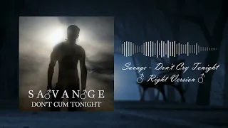 Savage - Don't Cry Tonight ♂Right Version♂ Gachi Remix