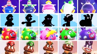 Super Mario Bros. Wonder - All Wonder Transformations (Every Character)