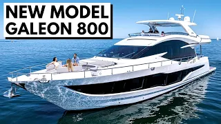 ЭКСКЛЮЗИВ! САМАЯ БОЛЬШАЯ В МИРЕ GALEON 800 FLY Motor Yacht Tour & Specs