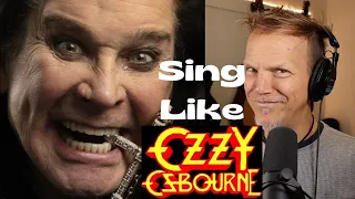 How To Sing Like Ozzy Osbourne Crazy Train Isolated Vocals - Compression, Nasality, and Wide Vowels