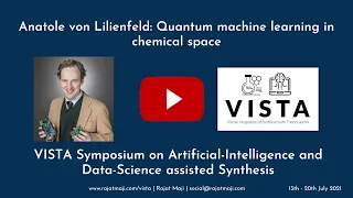 Anatole von Lilienfeld  on Day 2 of the VISTA Conference (13th - 20th July 2021)