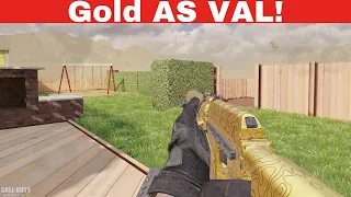 Unlocking The New Gold Camo On The AS VAL In Call of Duty: Mobile + Giveaway!