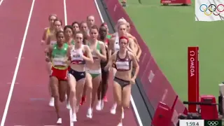 Women's 1500m Round 1 Heat 2 Athletics Tokyo 2021 Olympics