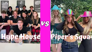The Hype House vs Piper Squad TikTok Dance Compilation ~ August 2022
