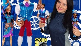 Monster High Robecca Steam and Hexiciah Steam SDCC Comic Con 2016 обзор на русском