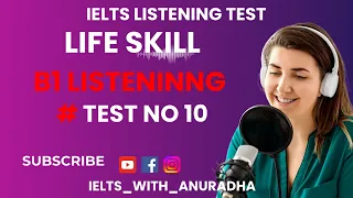 LIFE SKILL B1 LISTENING PRACTICE TEST WITH ANSWER KEYS IMPORTANT LISTENING B1 TEST 10 #lifeskills