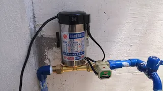 AUTOMATIC WATER BOOSTER PUMP INSTALLATION