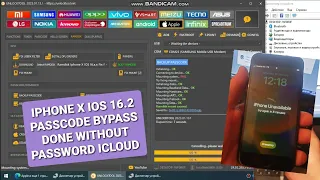 IPHONE X IOS 16.2 PASSCODE FULL BYPASS DONE WITHOUT ICLOUD  BY UNLOCK TOOL #IPHONEBYPASS #PASSCODE