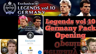 LEGENDS vol.10 GERMANY Pack Opening PES 2018 Mobile (This is Crazy)