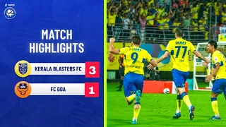 Highlights - Kerala Blasters FC 3 - 1 FC Goa | MW 6, HERO ISL 2022-23