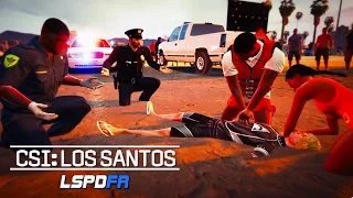 GTA 5 LSPDFR - Surfer needs CPR - Hit and Run
