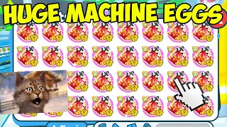 We Opened So Many HUGE MACHINE EGG 2