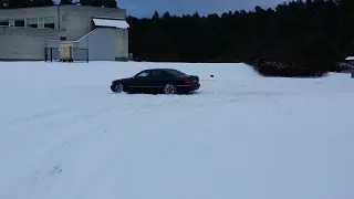 Audi S8 D2 In Snow