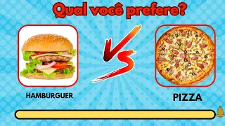 ESCOLHA A COMIDA QUE VOCÊ MAIS GOSTA! QUIZ UAU!