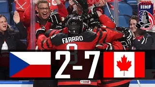 Canada vs Czech Republic | 2018 WJC Highlights | Jan. 4, 2018