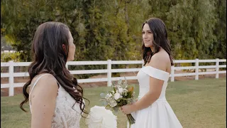 Alex & Chelsey Highlight Movie Two Brides Wedding at Rancho Guejito