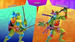 Nickelodeon All-Star Brawl  (Arcade Mode - Very Hard) Leonardo Gameplay