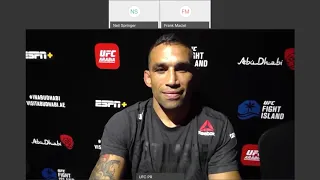 UFC Fight Island 3: Fabricio Werdum full post-fight interview