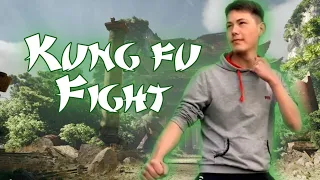 Драка в стиле кунг-фу боевиков| Fight in the style of kung fu action movies