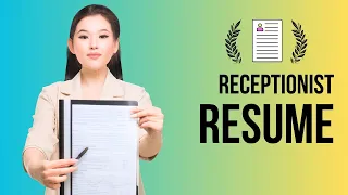 Receptionist Resume कैसे बनाए | Resume of Office Receptionist | Resume of Front Desk  Receptionist |