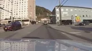 Driving around in Ketchikan, Alaska