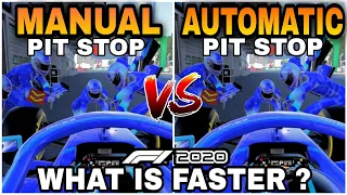 Manual vs Automatic Pit Stop on F1 2020