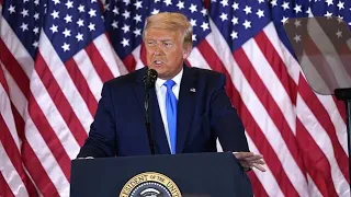 Frankly we did win this elections -  President Donald Trump prematurely declares victory