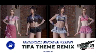 Tifa & Aerith Beachwear showcase with NEW Tifa's theme remix - FF7 Rebirth OST [4K High Quality ]