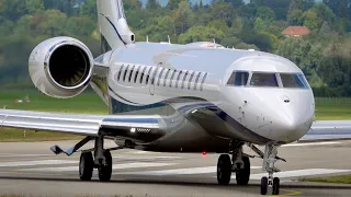 Brand New! Bombardier Global 7500 HB-JIT Take Off