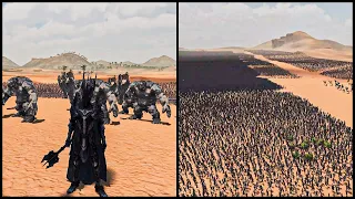 1 Million Sauron Army vs Rohan, Elfs And Cavalry - Ultimate Epic Battle Simulator 2