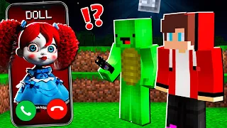 Creepy CALL by POPPY DOLL to JJ and MIKEY at 3:00 am ! - in Minecraft Maizen