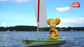 Фиксики на яхте! | Детские песни - "Калейдоскоп" | Шпуля - капитан!