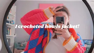 💫 crochet with me ☆ I finally made howls jacket (studio ghibly inspired!)