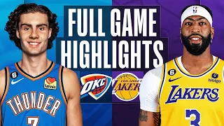 Oklahoma City Thunder vs. Los Angeles Lakers Full Game Highlights | Mar 24 | 2022-2023 NBA Season