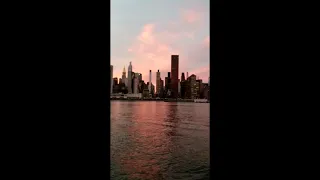 New- York / America  / Hudson / Sunset // Нью-Йорк / Америка / Гудзон / Закат