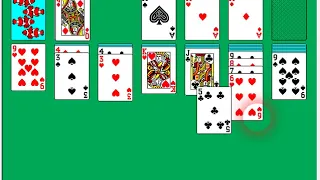 Gameplay of solitaire on windows 98