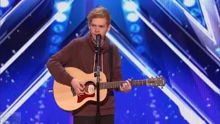 Chase Goehring Singer Songwriter Is Next Ed Sheeran - Audition - America's Got Talent 2017